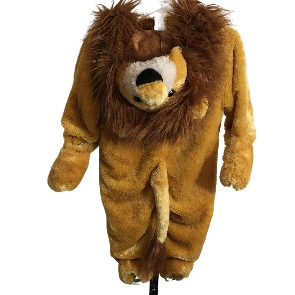 Plush Lion Halloween Costume 12 Mo Wizard of Oz Zoo Safari‎ Narnia Circus Animal